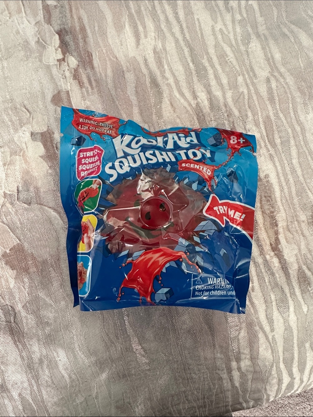 Kool Aid Squishy Toy - Red Scented Kids Plush Stress Reliever